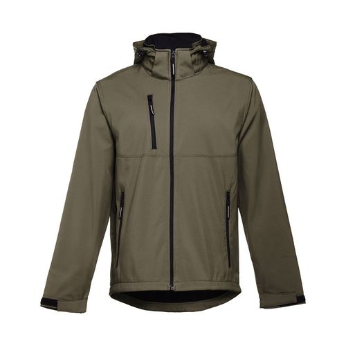 THC ZAGREB. Veste softshell pour homme en polyester et élasthanne