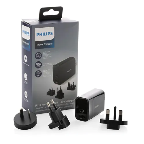 Philips 30W ultra snelle reisadapter set Philips 30W ultra snelle reisadapter set