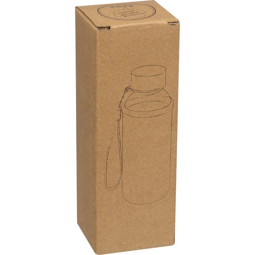 Drinkfles van glas met neopreen hoesje Drinkfles van glas met neopreen hoesje