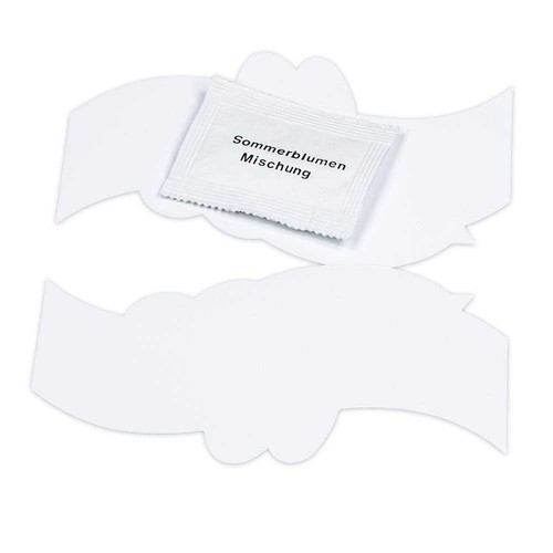 Bijen vouwkaart met zaden - standard - standaard