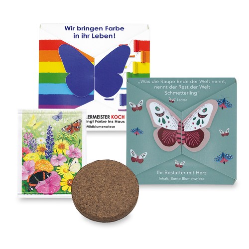 Closure – Butterfly Seed Card - Basil Closure – Butterfly Seed Card - Basil