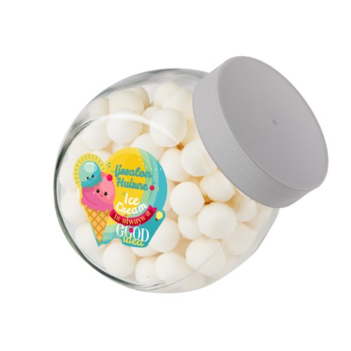 Medium glass jar 0,9 liter