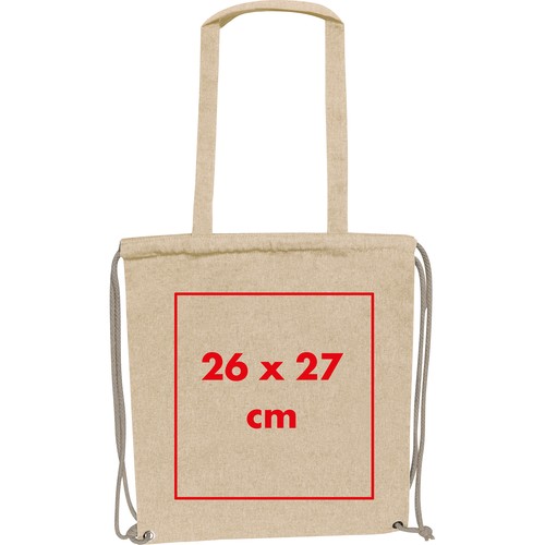 Bolsa de algodón reciclado Bolsa de algodón reciclado