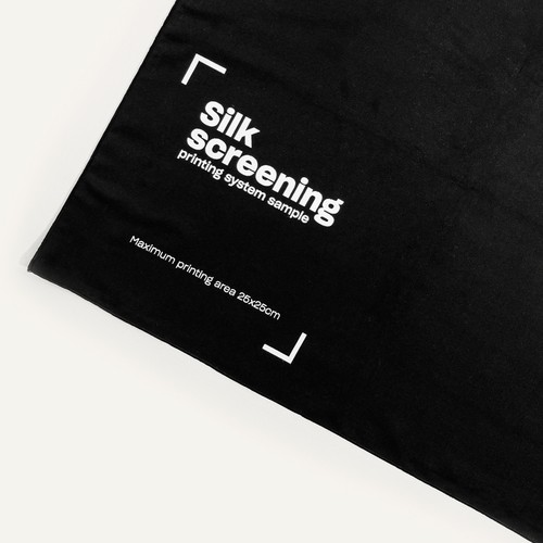 Microfiber towel in silk screening