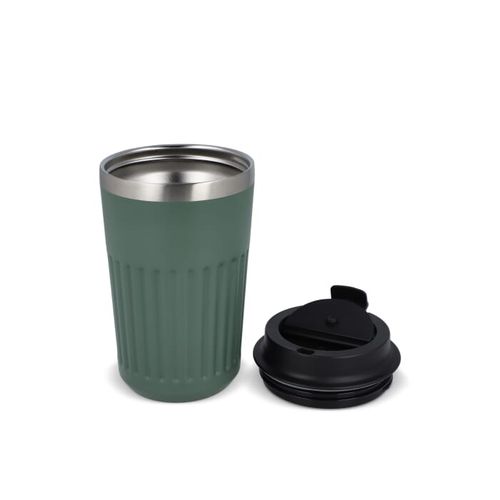 Thermos à café à emporter en acier inoxydable recyclé, 400 ml