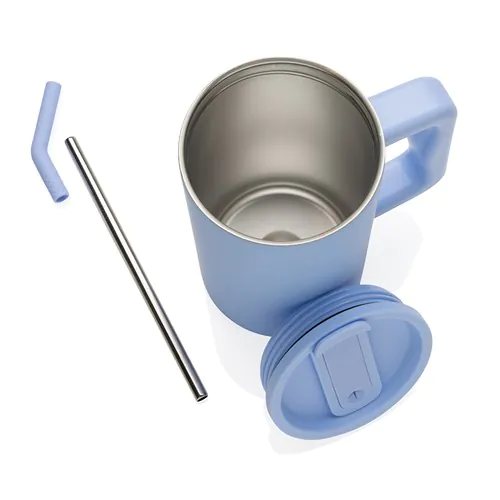 Cube RCS certified recycled steel mug 800ml