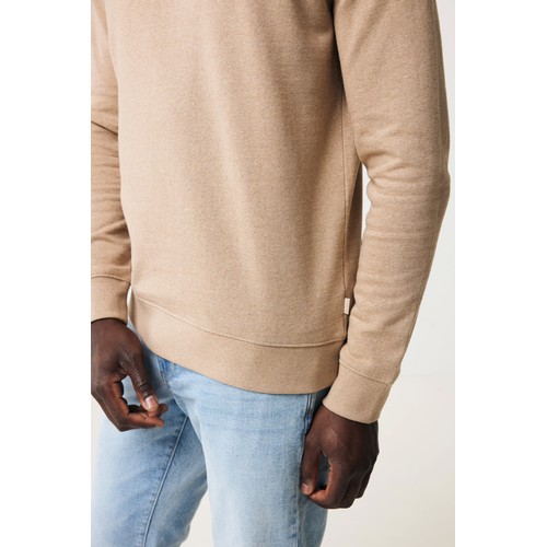 Pull à col rond en coton recyclé non teinté IQONIQ Denali