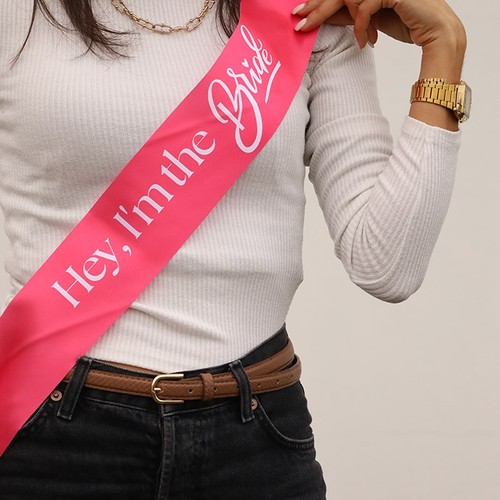 CUSTOMIZABLE SATIN Sash
