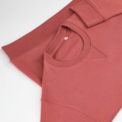 Capri french terry crew neck sweatshirt. 100% org. cotton. 300gsm