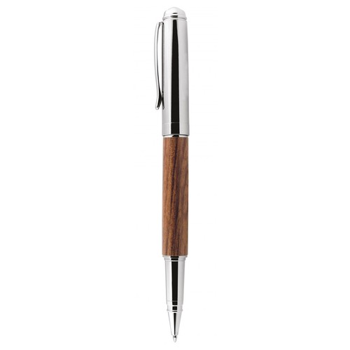 ROLLERBALL PEN WOOD AND CHROMED ROLLERBALL PEN WOOD AND CHROMED