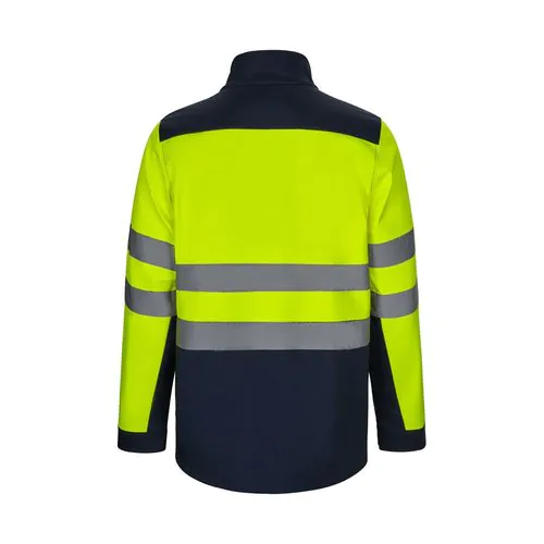 VL HESTIA LARGE. Two-tone soft shell jacket (280g/m²), with fleece lining and TPU membrane, in polyester (96%) and elastane (4%) VL HESTIA LARGE. Two-tone soft shell jacket (280g/m²), with fleece lining and TPU membrane, in polyester (96%) and elastane (4%)