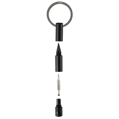 Key ring with endless pen and screwdriver RE98-PORTO TOOL