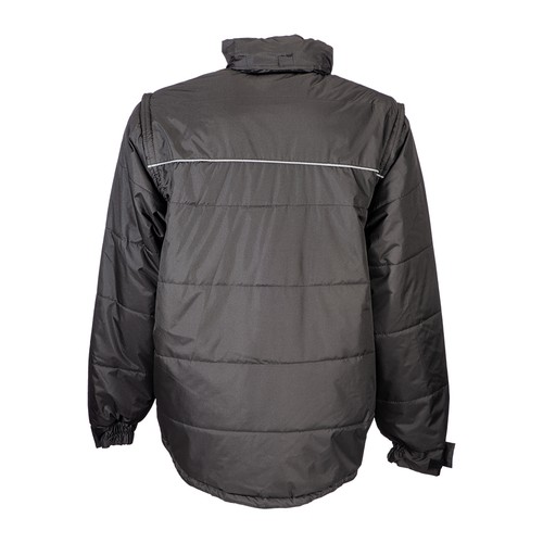 Chaqueta acolchada de poliéster. Chaqueta acolchada de poliéster.