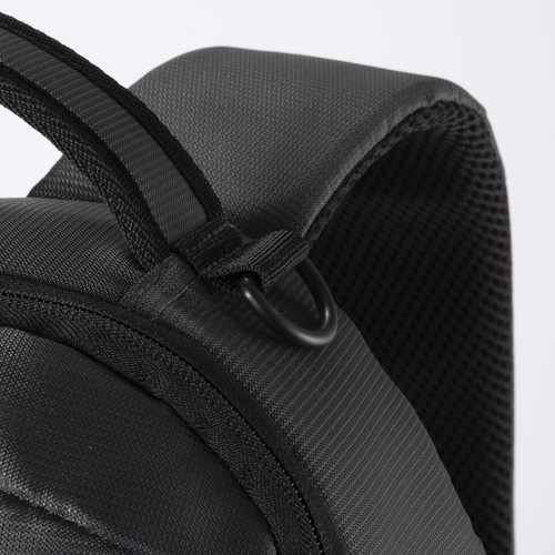 Laptop backpack in recycled PET