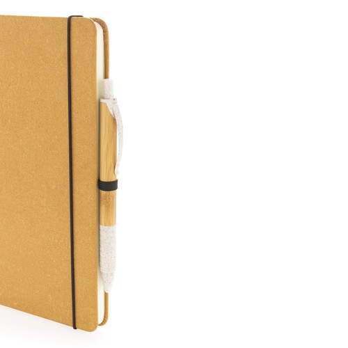 A5 Hardcover Notizbuch aus GRS recyceltem PU A5 Hardcover Notizbuch aus GRS recyceltem PU