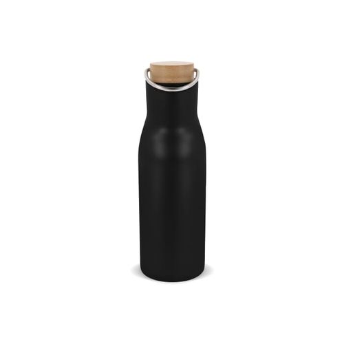 Botella térmica con tapón de bambú 500ml