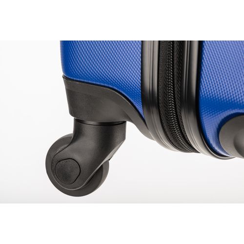 20-inch ABS trolley with security lock and 4 swivel wheels