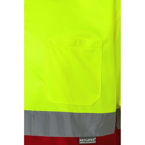 VL CUPID. Polo bicolore bird-eye (160g/m²) con maniche corte, in poliestere (100%)