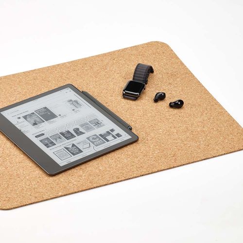 Pessoa cork desk mat. Made in Portugal