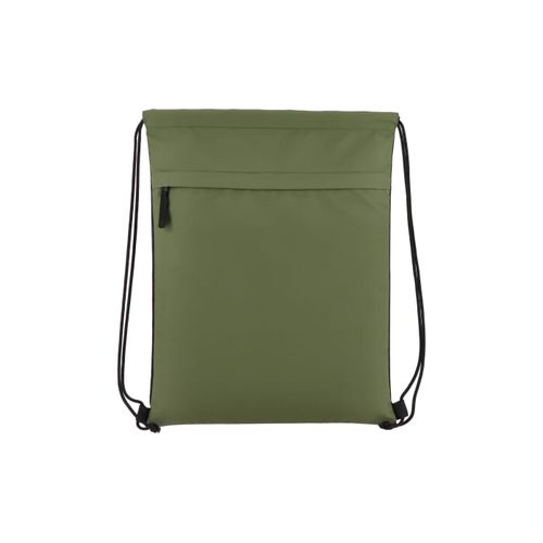 Borsa con coulisse in R-PET 600D rivestita in PU, 33 x 42 cm Borsa con coulisse in R-PET 600D rivestita in PU, 33 x 42 cm