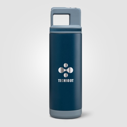 Bouteille Grosche Alpine, acier inoxydable, paille amovible, bouchon flip n’ sip - 590 ml Bouteille Grosche Alpine, acier inoxydable, paille amovible, bouchon flip n’ sip - 590 ml