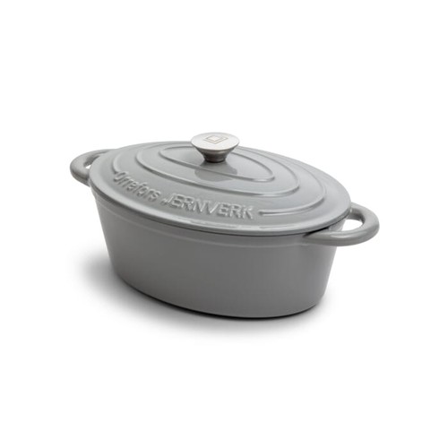 Orrefors Jernverk Enamelled Oval Iron Pan 3.5L