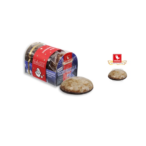 Mini Gingerbread Contessa 4 pieces, Weiss Gingerbread Mini Contrella