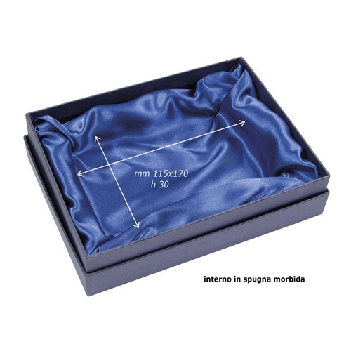 BOITE FOND ET COUVERCLE BLEU SATIN BOITE FOND ET COUVERCLE BLEU SATIN