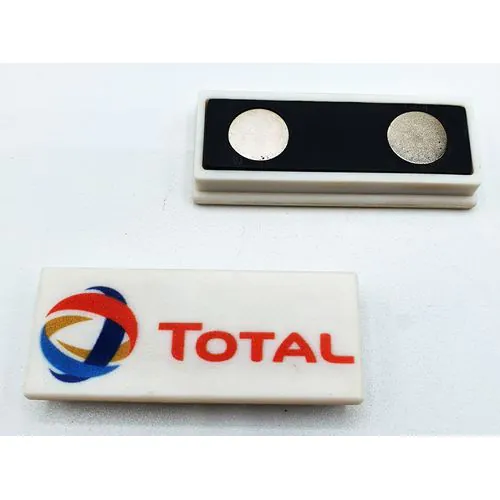 Aimant imprimé rectangulaire 55x22,5mm épaisseur 8,2mm