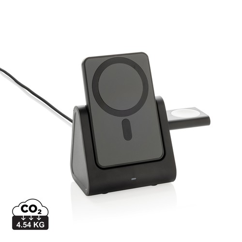 Chargeur 3 en 1 avec powerbank en plastique RCS Powerbase Chargeur 3 en 1 avec powerbank en plastique RCS Powerbase