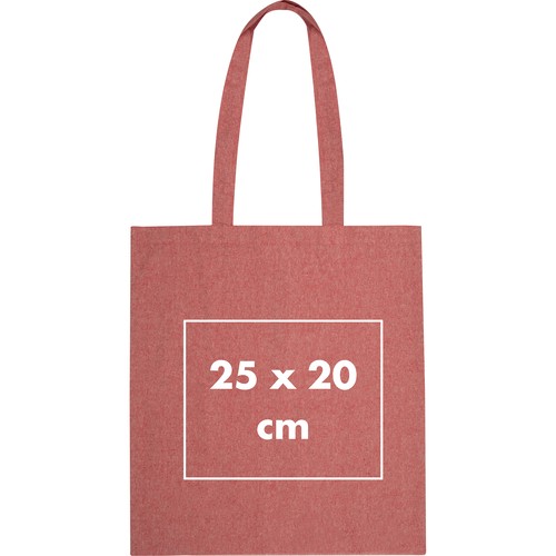 Borsa in cotone riciclato con manici lunghi LAMBERTO Borsa in cotone riciclato con manici lunghi LAMBERTO