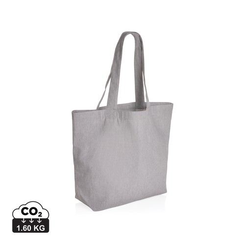 Impact Aware™ re-canvas shopper met vakje 240gsm ongeverfd