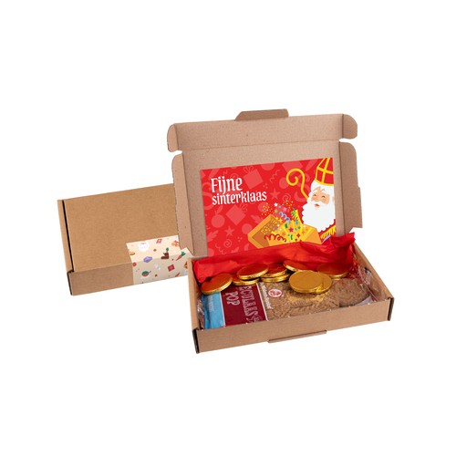 Sinterklaas letterbox box A6-4 | Speculaas & Gold Sinterklaas letterbox box A6-4 | Speculaas & Gold