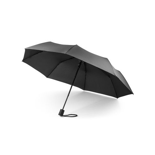 CIMONE. Parapluie pliable en polyester recyclé (100% rPET) pongé 190T avec ouverture automatique