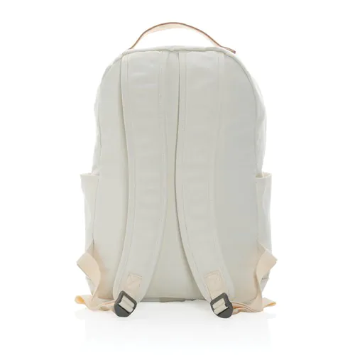 Impact AWARE™ 16 oz. recycled canvas laptop rugzak