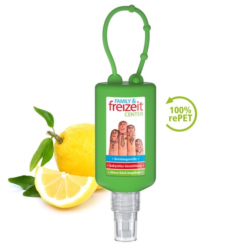 Hand Cleansing Spray, 50 ml Bumper (green), Body Label