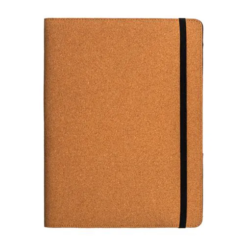 Cork A4 congress folder and organizer with elastic, with 20-sheet block Cork A4 congress folder and organizer with elastic, with 20-sheet block