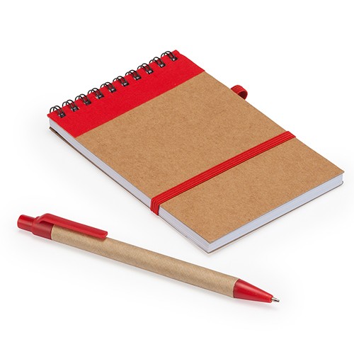 A6 Notebook with pen Justi