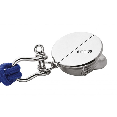 PORTE-CLES CASQUETTE DE MARIN AVEC JETON