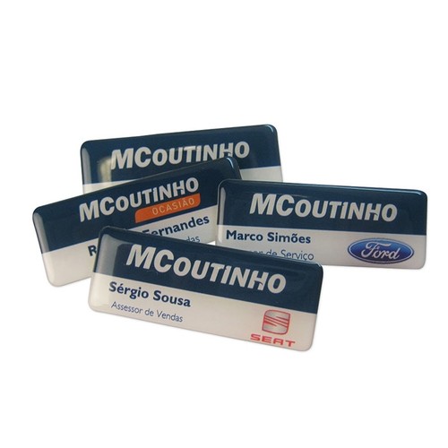 AIMANT PERSONNALISABLE BADGE ÉPOXY