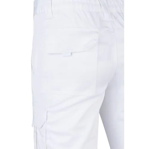 VL LUGH. Multi-pocket stretch trousers (240g/m²) in cotton (46%), EME (38%) and polyester (16%)