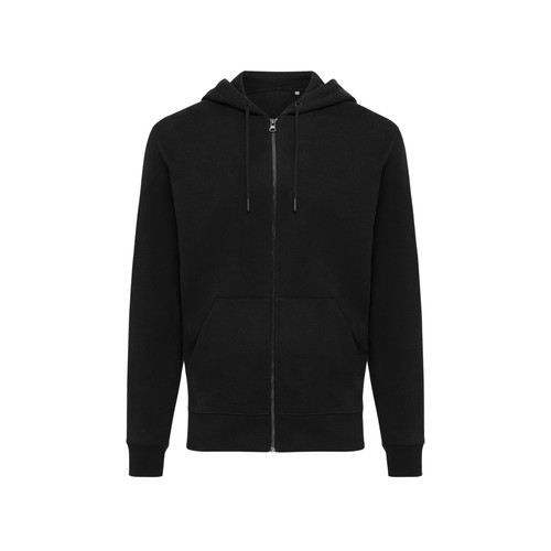 Sweat à capuche avec zip en coton recyclé IQONIQ Abisko