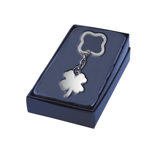 PORTE-CLÉS TRÈFLE À QUATRE FEUILLES POLI PORTE-CLÉS TRÈFLE À QUATRE FEUILLES POLI
