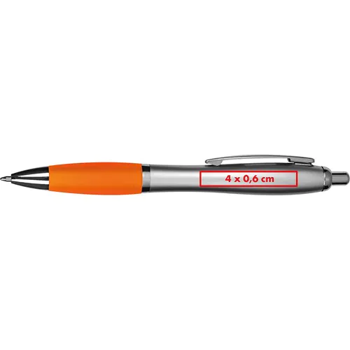 Ball pen with satin finish