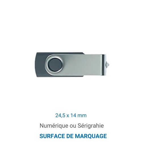 Clé USB Twister 3.0 Import Rouge 8 GO Clé USB Twister 3.0 Import Rouge 8 GO