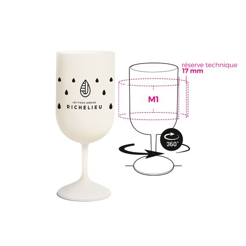 14CL BIOCOMPOSITE REUSABLE WINE GLASS