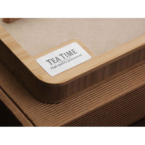 Drewniany organizer na biurko