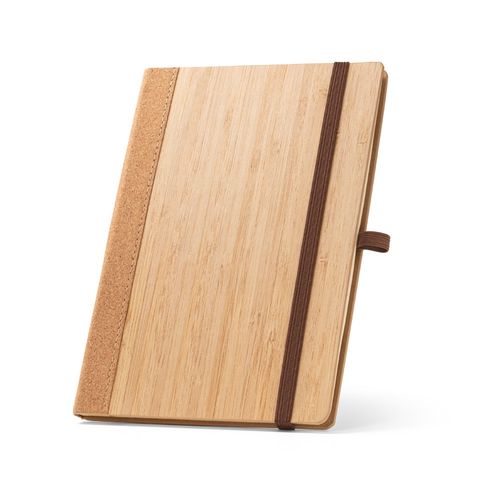 ORWELL. Carnet A5 en feuilles de bambou et de liège avec pages lignées ORWELL. Carnet A5 en feuilles de bambou et de liège avec pages lignées