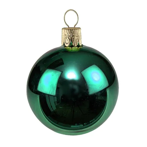 Traditional glass ball - shine-green #733 Traditional glass ball - shine-green #733