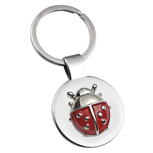 PORTE-CLES COCCINELLE ROUGE/ CREUX PORTE-CLES COCCINELLE ROUGE/ CREUX